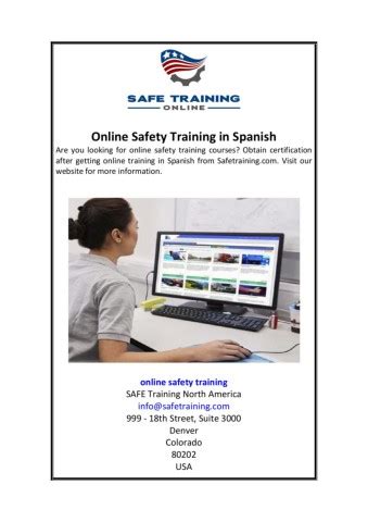 Online Safety Training In Spanish Jackson Thomas Page 1 2 Flip