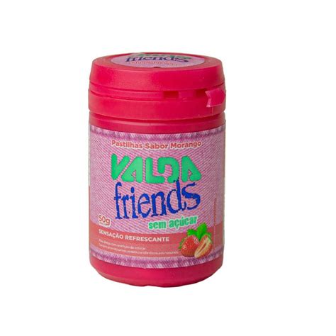 Pastilha Valda Friends Morango Pote 50g PanVel Farmácias