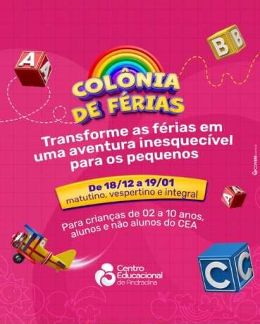 Col Nia De F Rias Do Cea Promete Divers O E Aprendizado Para Crian As