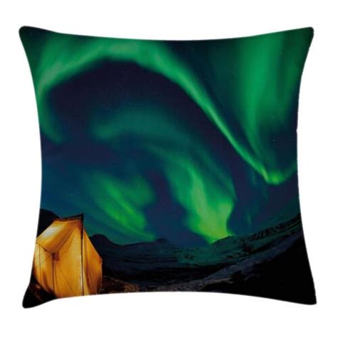 Aurora Borealis Throw Pillow Cases Cushion Covers Home Decor 8 Sizes EBay