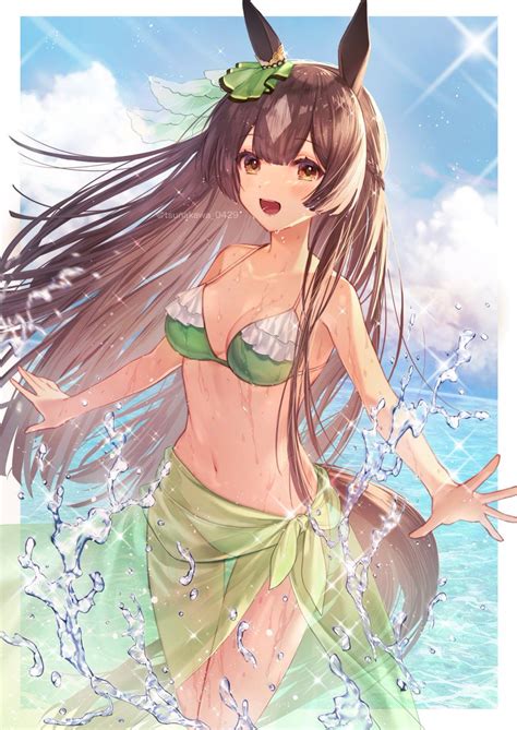 ウマ娘「水着ダイヤちゃん☀️ ウマ娘 サトノダイヤモンド 」つなかわ🐟のイラスト