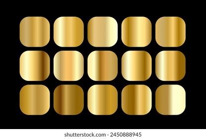 Gold Color Gradient Gradient Background Stock Illustration 2450888943 ...