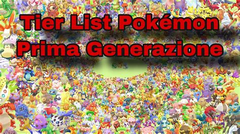 Quali sono i migliori Pokémon di prima generazione Tier List 01 YouTube