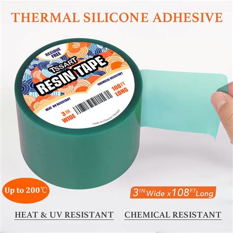 Snapklik.com : TSSART Resin Tape For Epoxy Resin Molding - Silicone