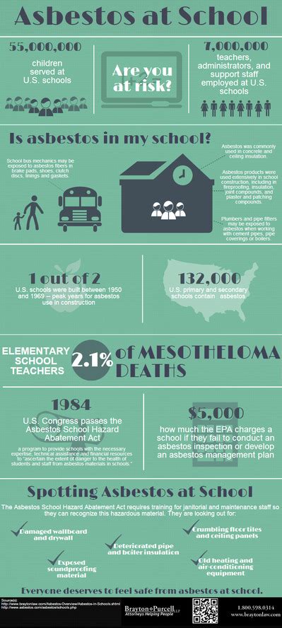 Asbestos In Your Schools Infographic