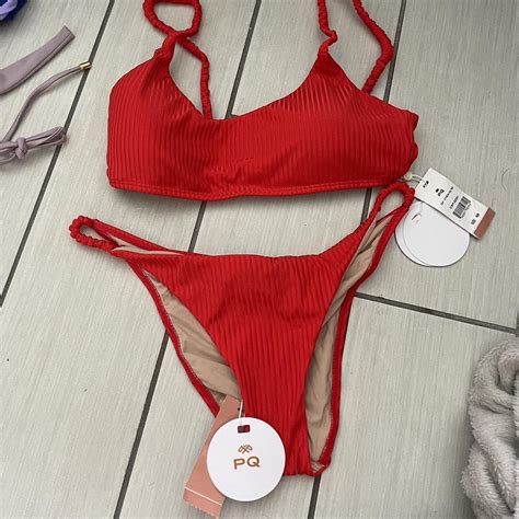 Red Bikini Pq Swim Depop