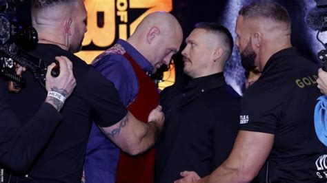 Tyson Fury Oleksandr Usyk S Face Off Erupts Ghana Education News