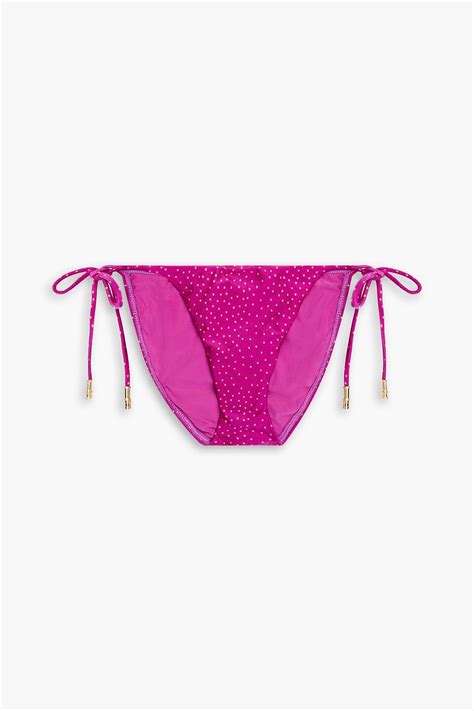 VIX PAULA HERMANNY Louise Polka Dot Low Rise Bikini Briefs THE OUTNET
