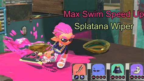 Max Swim Speed Up Splatana Wiper Splatoon 3 Anarchy Series Clam