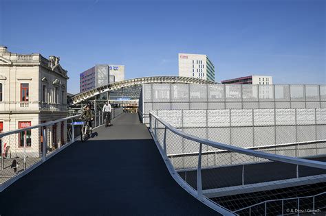 Bureau Greisch Cycle Bridge Fietsspiraal In Leuven