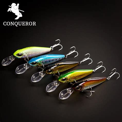 CONQUEROR 2017 señuelos wobblers 135mm 19g cebo duro Minnow señuelo de