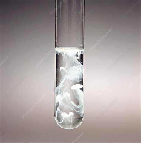 Precipitation Of Barium Sulfate Stock Image C0028102 Science Photo Library