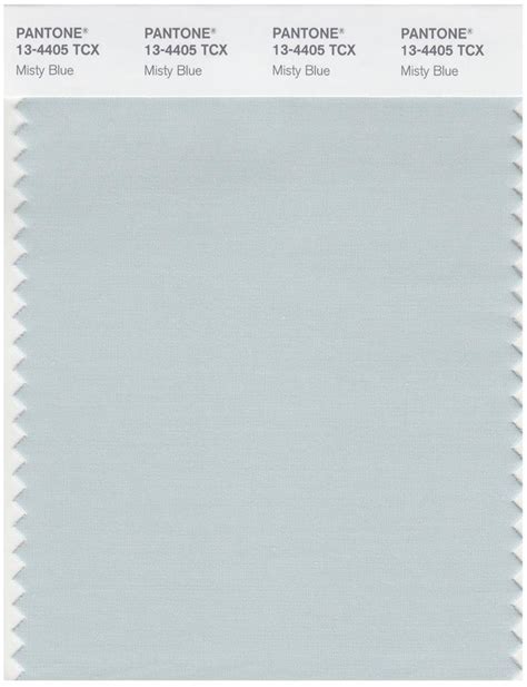 pantone smart   tcx color swatch card misty blue magazine