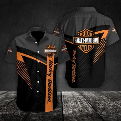 Kemeja Kasual Harley Davidson Kc Hd Shopee Thailand