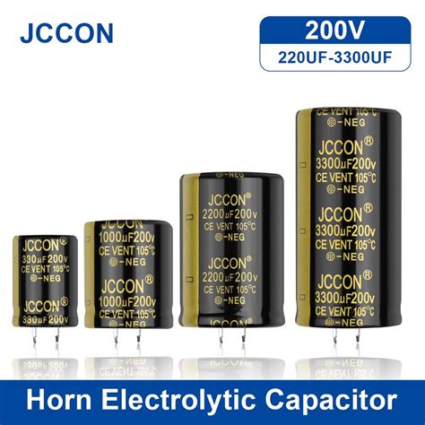 2 szt. JCCON 200 V wzmacniacz kondensatora audio Kondensator ...