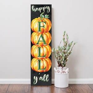 In Happy Fall Y All Wooden Porch Sign Etsy