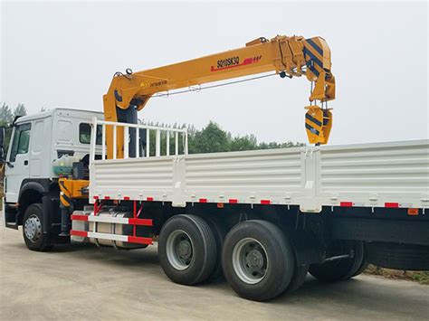 Brand New Sq10zk3q 10 Ton Telescopic Boom Truck Mounted Crane With Fold