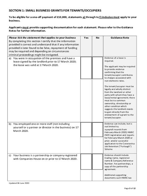 Fillable Online Fillable Covid Business Support Fund Tenant Occupier
