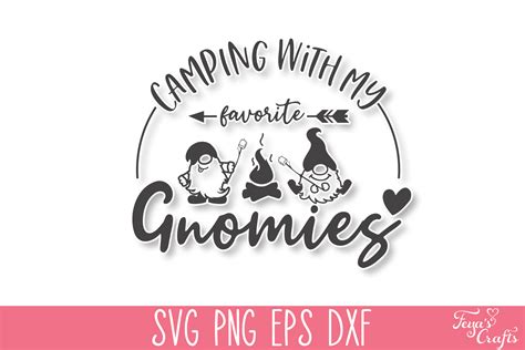 Camping With My Favorite Gnomies SVG Graphic By Anastasia Feya