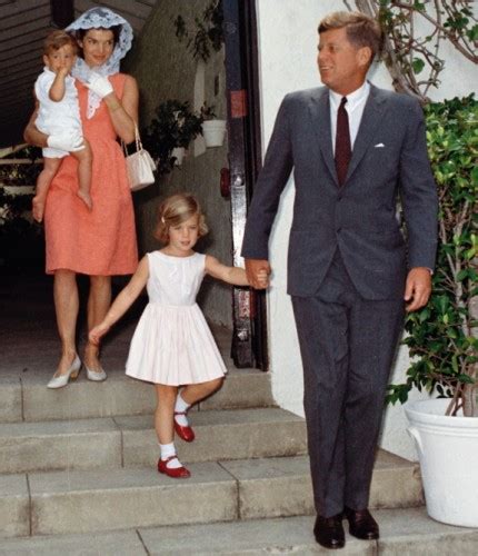 Jfk With Jackie And Children — Blue Light Lady