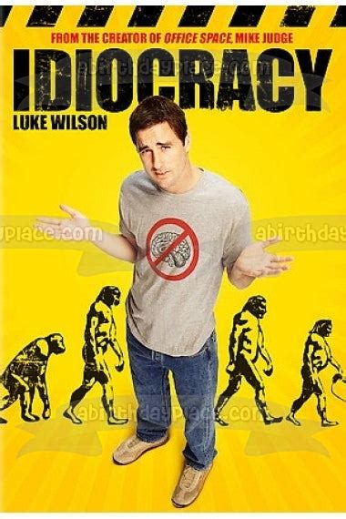 Idiocracy Movie Poster Joe Bauers Edible Cake Topper Image Abpid53202