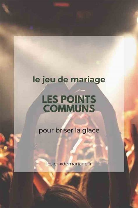 Jeu De Mariage Le Jeu Des Points Communs Les Jeux De Mariage