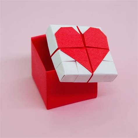 Happy Valentines Day! (origami heart box designed by Darren Scott. # ...