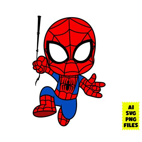 Baby Spiderman Svg Spiderman Svg Superhero Png Marvel Inspire