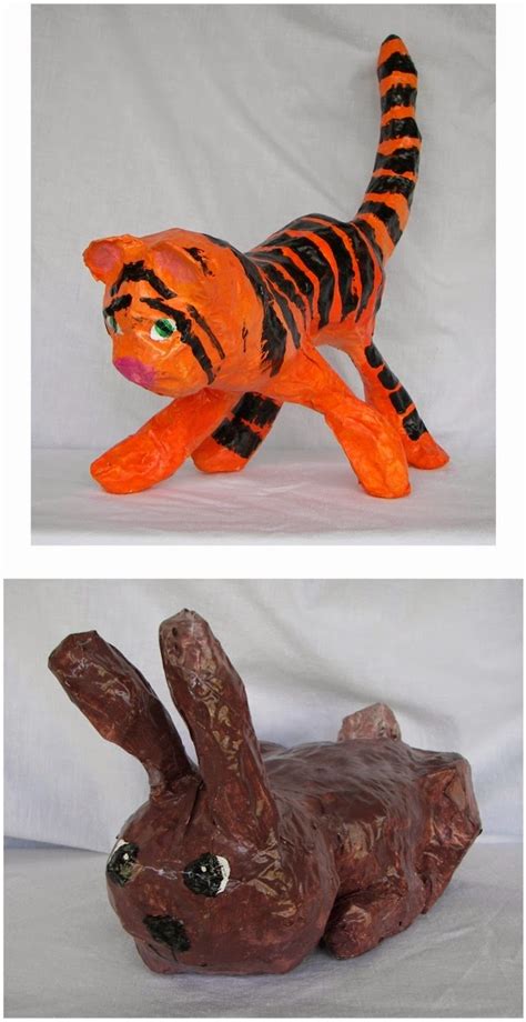 The Rolling Artroom Paper Mache Animals 4th 6th Grade