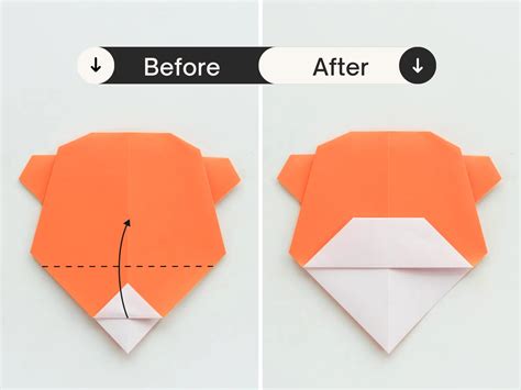 How to Make an Origami Bear Face - OrigamiOK