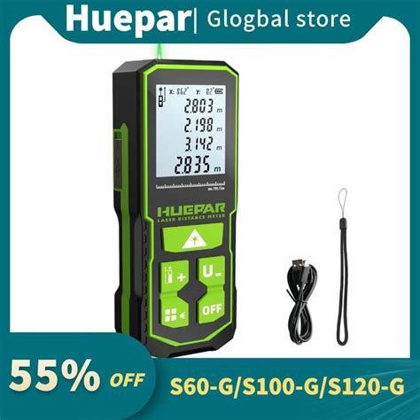 Huepar Laser Rangefinder Digital Laser Distance Meter Measure M M