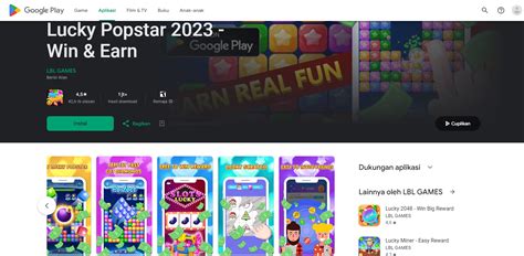 Game Penghasil Uang Di Google Play Store Yang Membayar Ke Saldo Dana