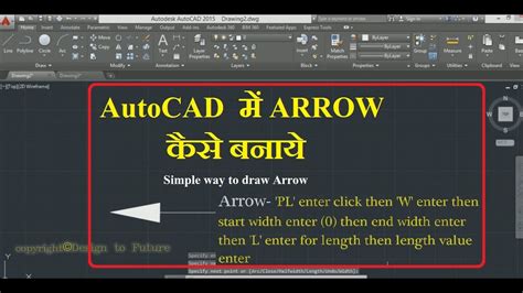 How To Draw Arrow Autocad Japaneseitypod