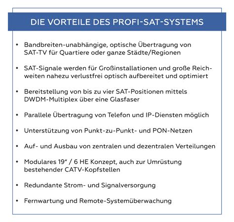 Profi Sat System Von Hubersuhner Bktel Astra