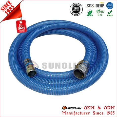 pump pvc helix flexible suction drain pipe  water suction
