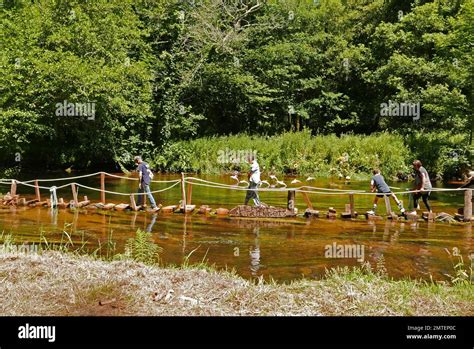 Fetes Des Cabane Aven River Pont Aven Finistere Bretagne Brittany