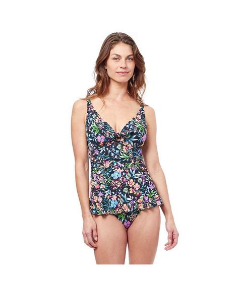 Profile By Gottex Womens Flora V Neck Swimdress Macys