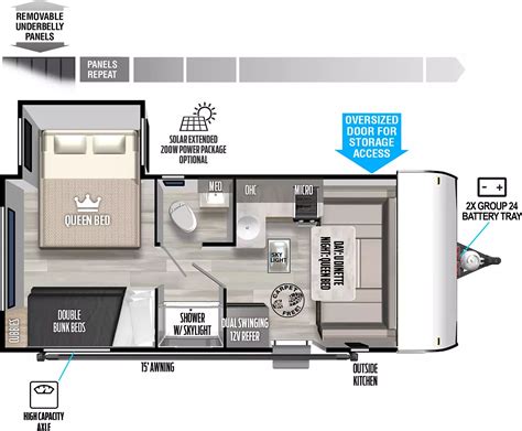 Forest River Rockwood Signature Ultra Lite 8263MBR Travel Trailer Floor ...