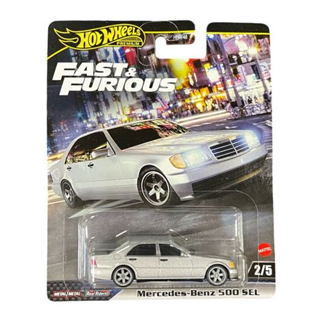 Машинка Hot Wheel Premium серия FAST FURIOUS в масштабе MERCEDES BENZ SEL купить с
