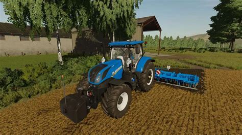 New Holland T7 édité V1000 Fs25 Mod Farming Simulator 22 Mod