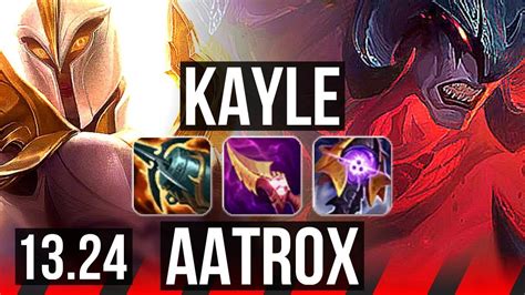 KAYLE Vs AATROX TOP 66 Winrate 12 3 9 Dominating NA Master