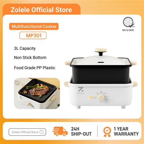 Zolele Mp Electric Hot Pot Multifunctional Mini Hotpot Barbecue Home Mini Hot Pot Electric