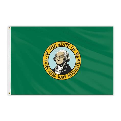 Washington Outdoor Nylon Flag 3x5