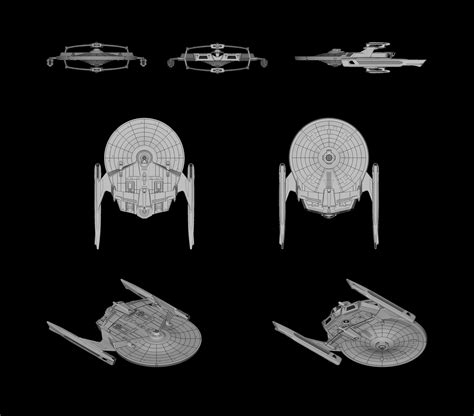 Free STL file Miranda class: Star Trek starship parts kit expansion #1 ⭐ ・3D printing idea to ...