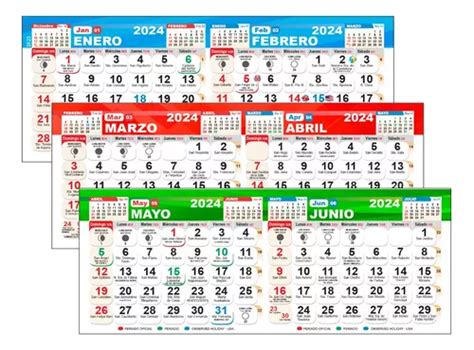 Santoral Calendario Bimestral Plantilla Digital Editable Meses