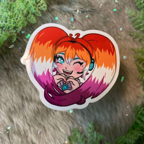 Hatsune Miku Lesbian Pride Sticker Etsy