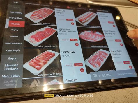 Menu At Haidilao Hot Pot Living World Restaurant South Tangerang