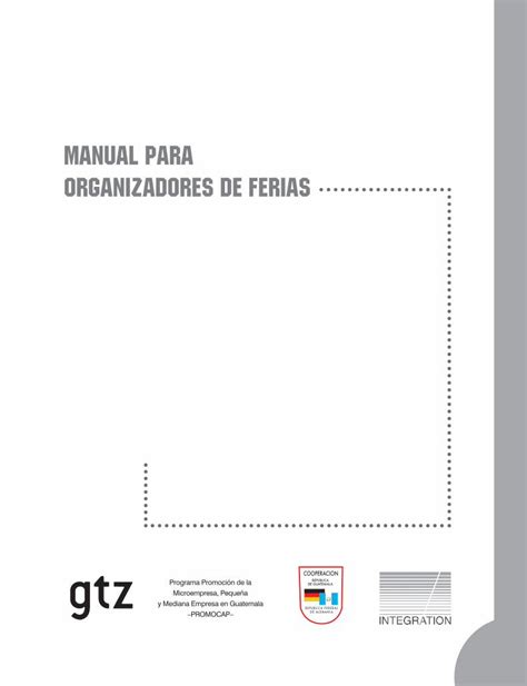 PDF Guia Para Organizar Ferias DOKUMEN TIPS