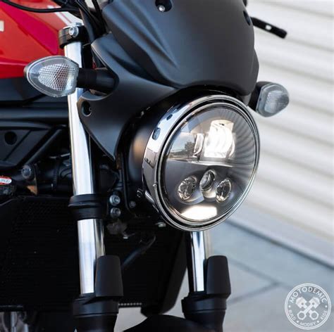 Motodemic Led Headlight Conversion Kit For 17 Suzuki Sv650 Motostarz Usa