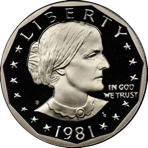 Mintproducts Us Modern Dollars 1971 Date 1981 S Susan B